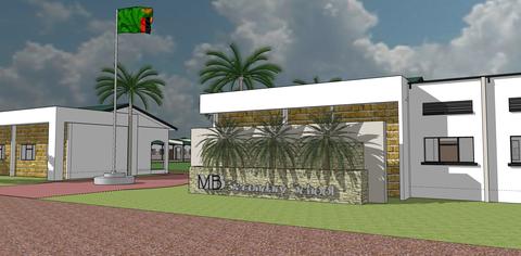 Entrance to the Choma school center